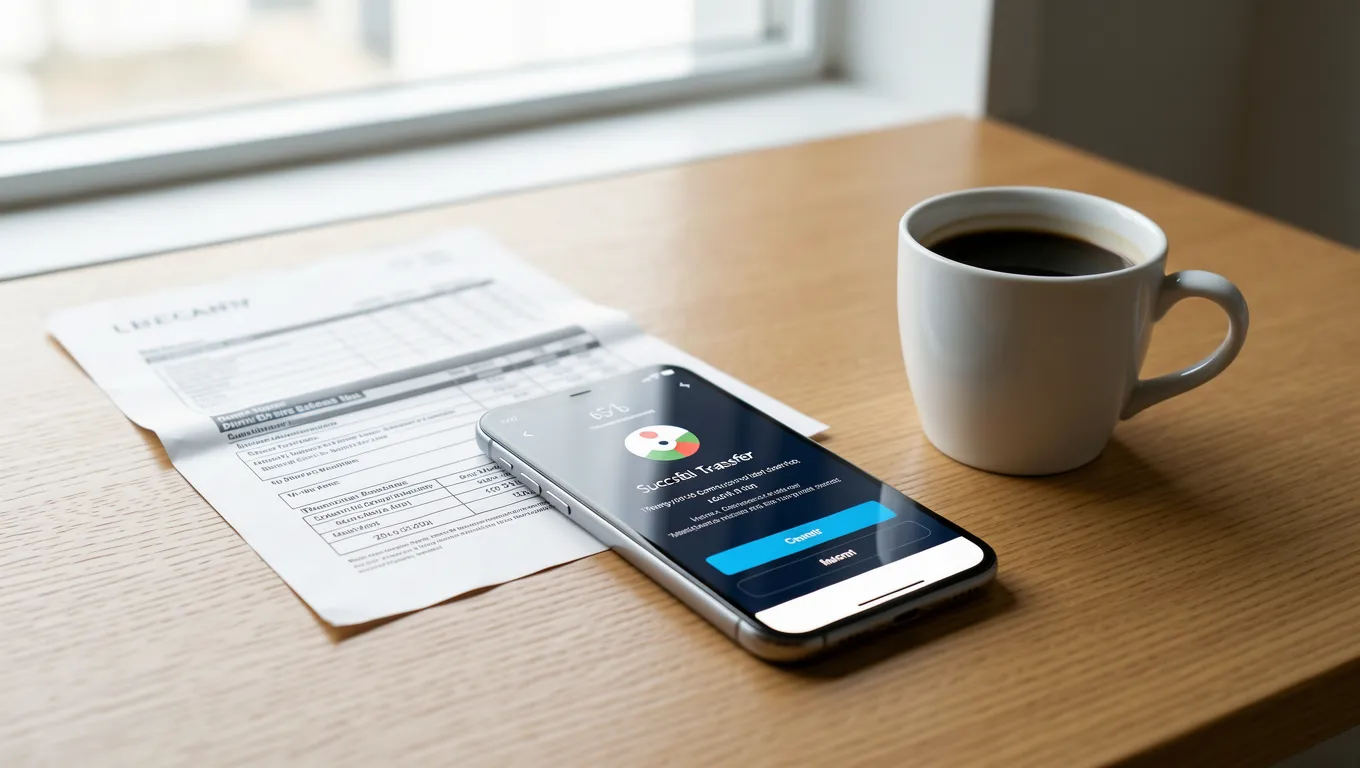 Using an electronic payday loan via a mobile device for quick funds.