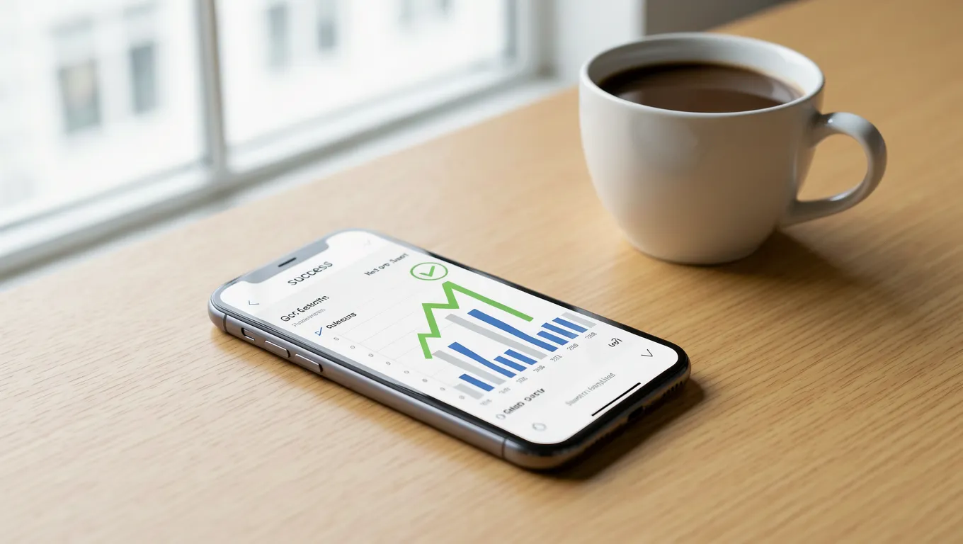 A mobile phone and laptop setup illustrating fast no credit check loans in 2026