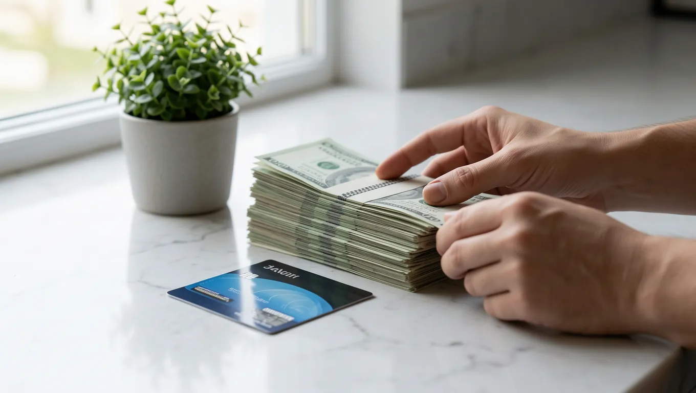 Smartphone showing financial growth tools for finding the highest rated cash advance.