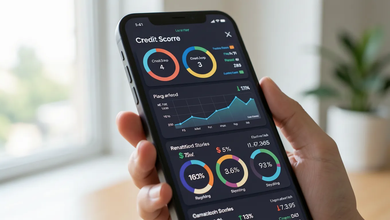 Digital credit score display for payday loans with low credit score