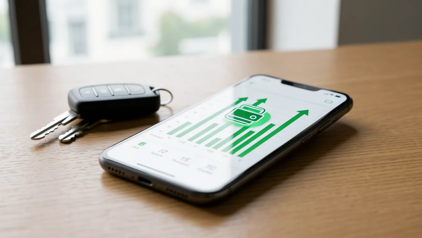 Smartphone displaying financial app for quick no credit check payday loans in 2026