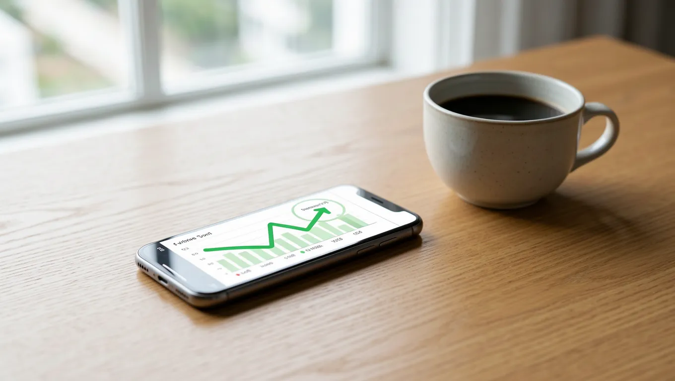 Smartphone displaying a fast cash transfer near unpaid bills for same day payday loans.